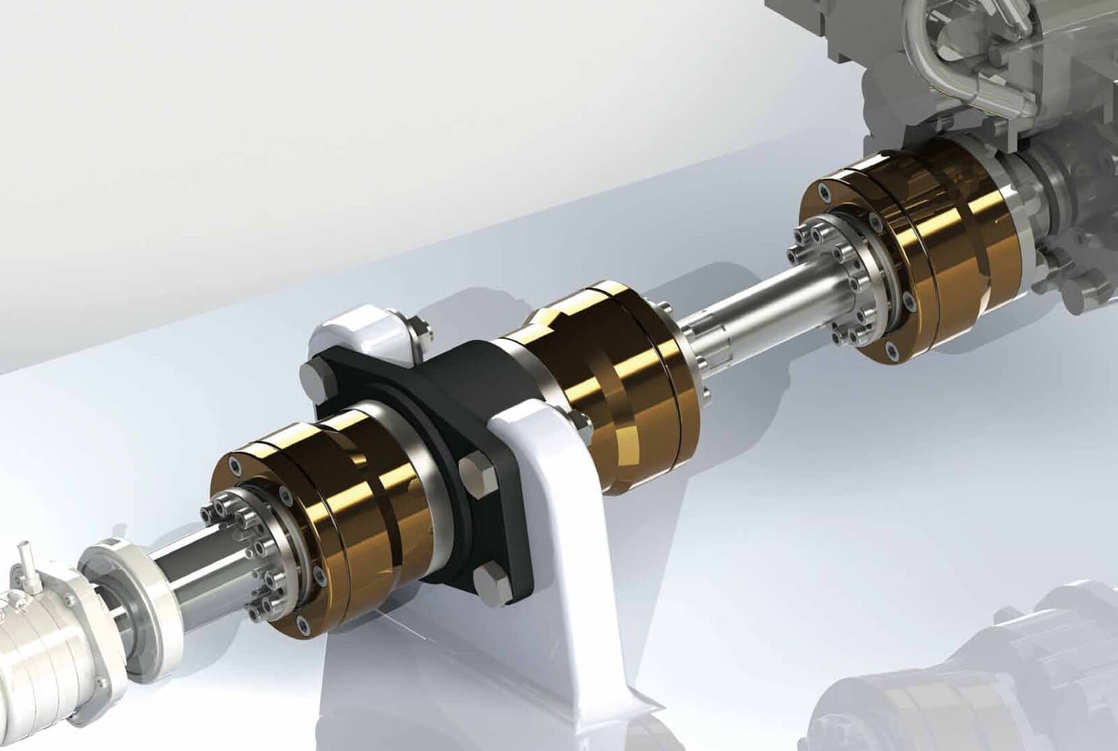 SigmaDrive constant-velocity coupling CAD render
