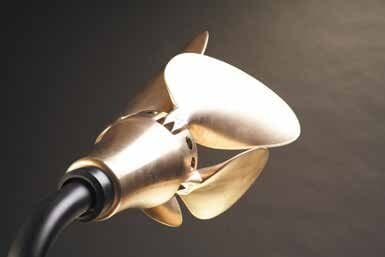 Autoprop mounted on a propeller shaft